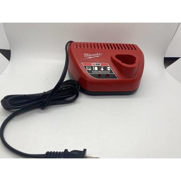 Milwaukee 48-59-2401 M12 12V 12 Volt Lithium Ion Battery Charger Genuine OEM - Picture 4 of 10